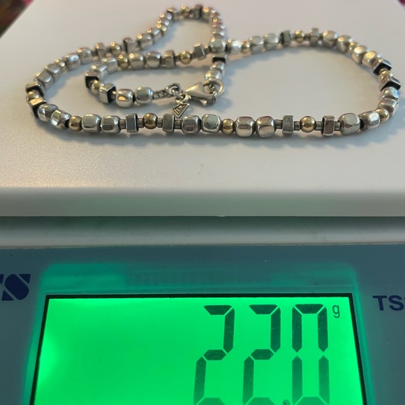 Silpada RARE Sterling Silver & 14k Gold Filled Nugget Necklace - Picture 15 of 16